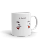 Elegant Ceramic Mug Cup " Lets Do Math's " Cute Novelty Mug Cup Tea Cup Valentine's Day Mug Funny Coffee Mug Gift for Lovers Valentines Day for Husband, Boyfriend, Wife, Girlfriend, Cute Gifts for Loved Ones Stevvex