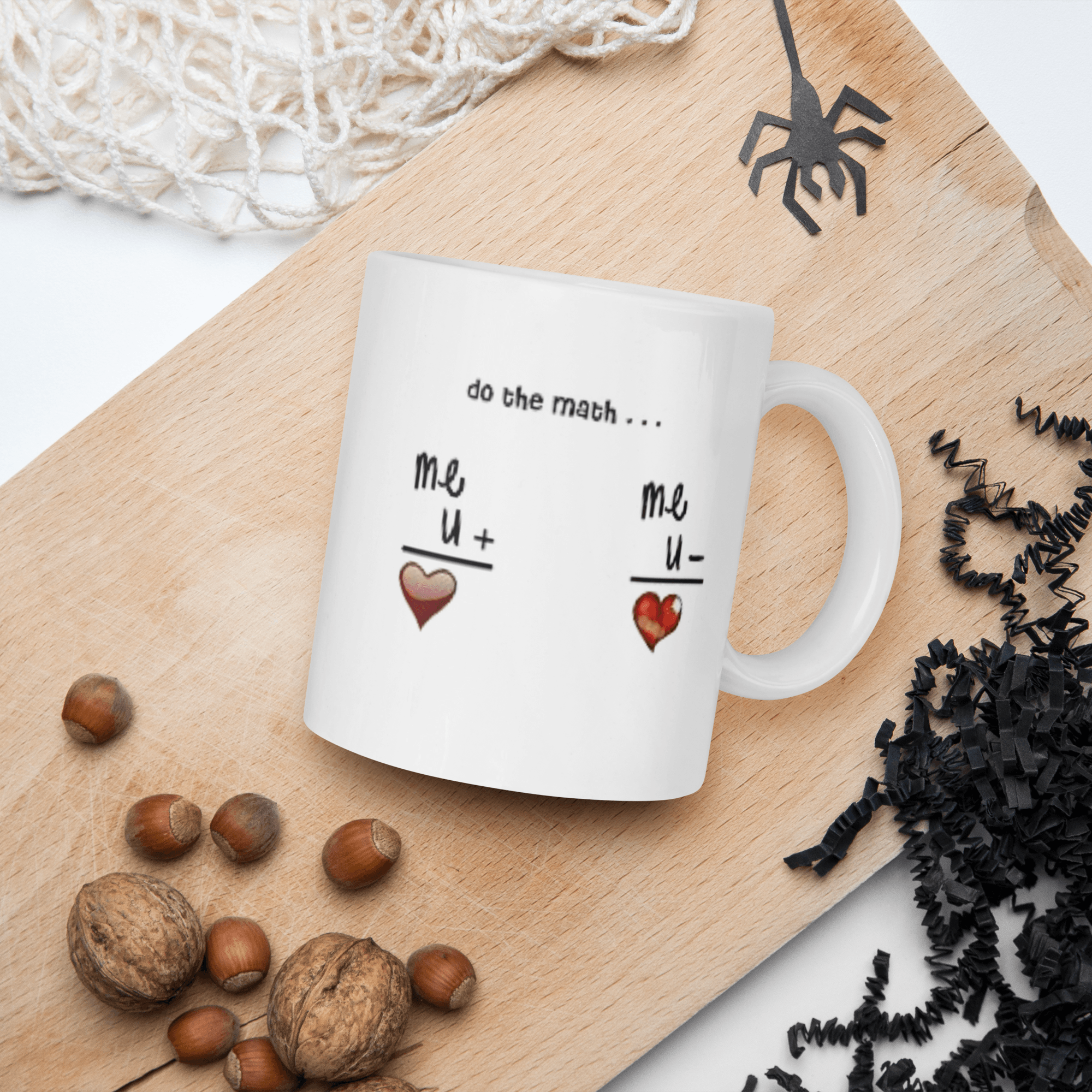 Elegant Ceramic Mug Cup " Lets Do Math's " Cute Novelty Mug Cup Tea Cup Valentine's Day Mug Funny Coffee Mug Gift for Lovers Valentines Day for Husband, Boyfriend, Wife, Girlfriend, Cute Gifts for Loved Ones Stevvex