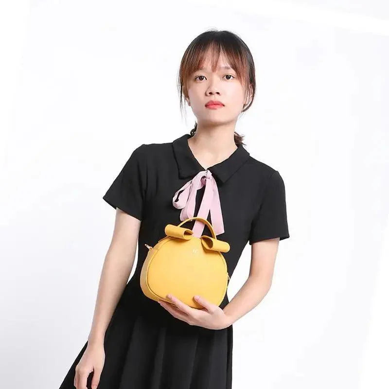 Elegant Cute Geometrical Women Handbag Soft PU Leather Women's Crossbody Messenger Bags Round Ladies Shoulder Bag Stevvex