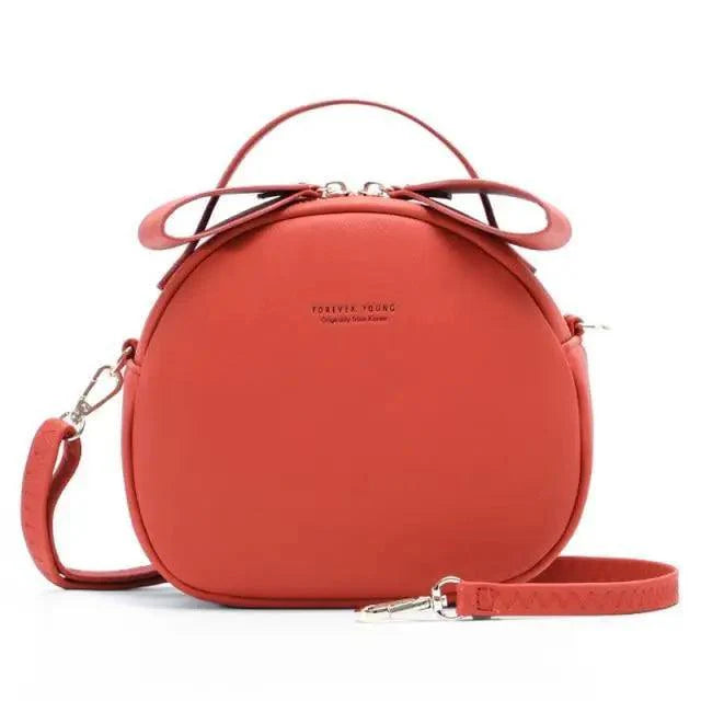 Elegant Cute Geometrical Women Handbag Soft PU Leather Women's Crossbody Messenger Bags Round Ladies Shoulder Bag Stevvex