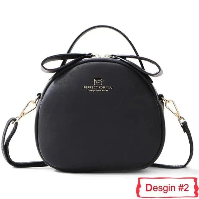 Elegant Cute Geometrical Women Handbag Soft PU Leather Women's Crossbody Messenger Bags Round Ladies Shoulder Bag Stevvex