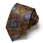 Elegant Fashion Flower Classic Design Neckties For Men Business Formal Suit Office Men Necktie Modern Patterned Formal Ties College Tuxedo Floral Tie Stevvex