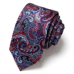 Elegant Fashion Flower Classic Design Neckties For Men Business Formal Suit Office Men Necktie Modern Patterned Formal Ties College Tuxedo Floral Tie Stevvex