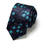 Elegant Fashion Flower Classic Design Neckties For Men Business Formal Suit Office Men Necktie Modern Patterned Formal Ties College Tuxedo Floral Tie Stevvex