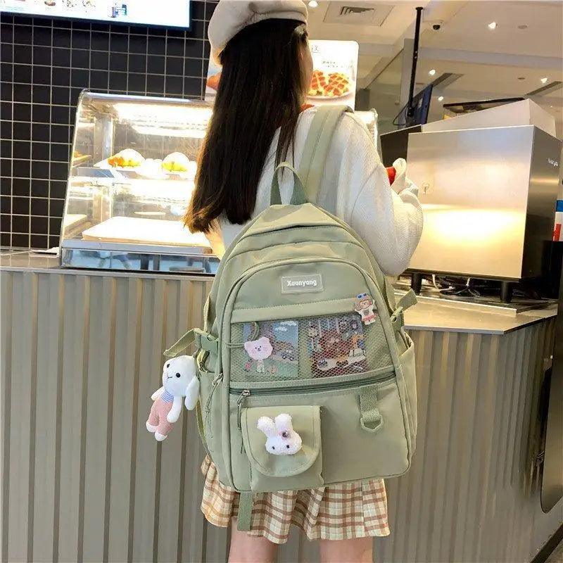Elegant Female Backpack For Teenager Girls And Women Cute Fashionable Book Schoolbag And Laptop Bag Stevvex