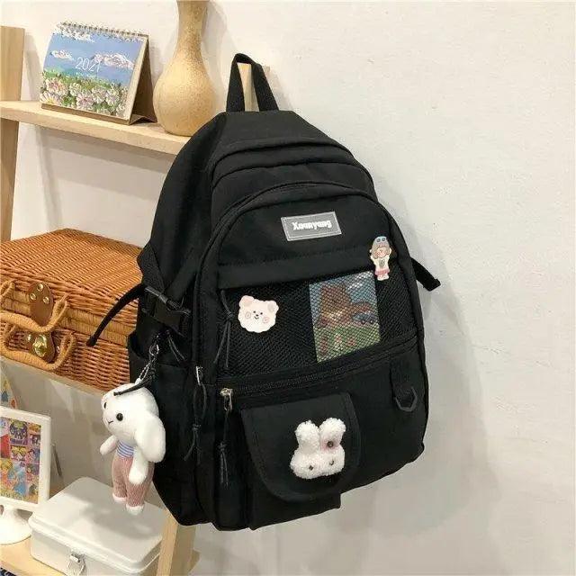 Elegant Female Backpack For Teenager Girls And Women Cute Fashionable Book Schoolbag And Laptop Bag Stevvex