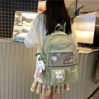 Elegant Female Backpack For Teenager Girls And Women Cute Fashionable Book Schoolbag And Laptop Bag Stevvex