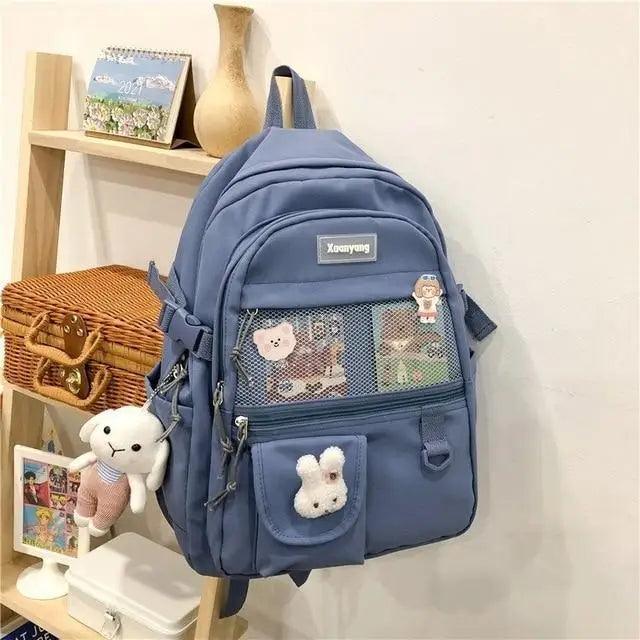 Elegant Female Backpack For Teenager Girls And Women Cute Fashionable Book Schoolbag And Laptop Bag Stevvex