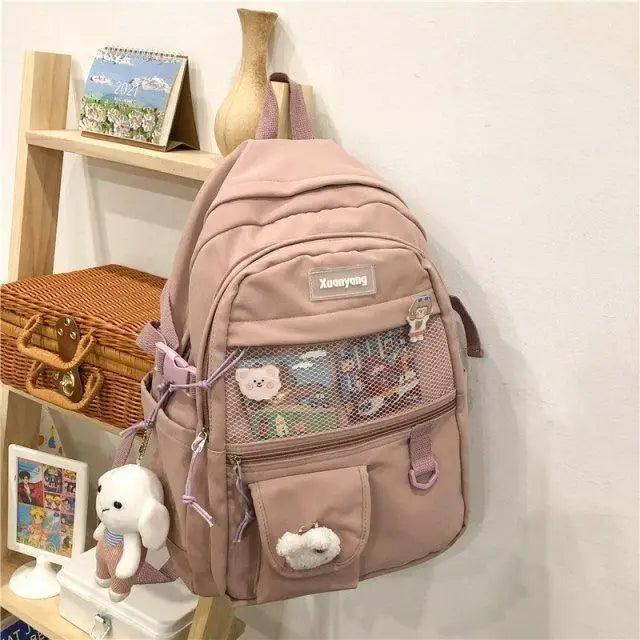Elegant Female Backpack For Teenager Girls And Women Cute Fashionable Book Schoolbag And Laptop Bag Stevvex