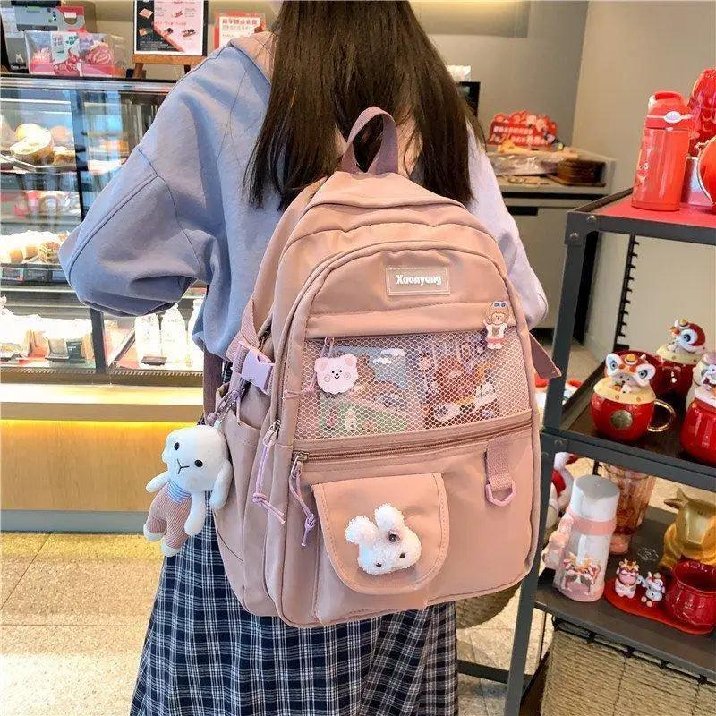 Elegant Female Backpack For Teenager Girls And Women Cute Fashionable Book Schoolbag And Laptop Bag Stevvex