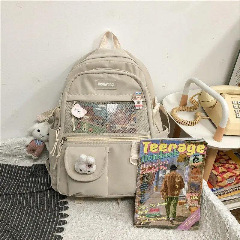 Elegant Female Backpack For Teenager Girls And Women Cute Fashionable Book Schoolbag And Laptop Bag Stevvex