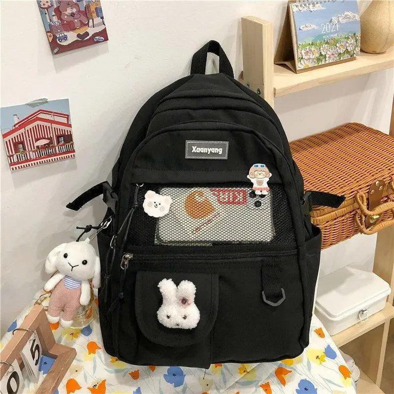 Elegant Female Backpack For Teenager Girls And Women Cute Fashionable Book Schoolbag And Laptop Bag Stevvex
