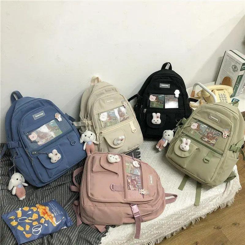Elegant Female Backpack For Teenager Girls And Women Cute Fashionable Book Schoolbag And Laptop Bag Stevvex