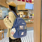 Elegant Female Backpack For Teenager Girls And Women Cute Fashionable Book Schoolbag And Laptop Bag Stevvex