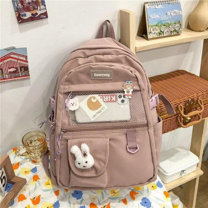 Elegant Female Backpack For Teenager Girls And Women Cute Fashionable Book Schoolbag And Laptop Bag Stevvex