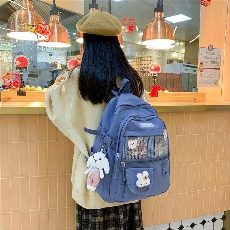 Elegant Female Backpack For Teenager Girls And Women Cute Fashionable Book Schoolbag And Laptop Bag Stevvex