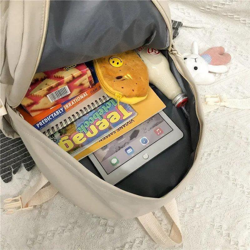 Elegant Female Backpack For Teenager Girls And Women Cute Fashionable Book Schoolbag And Laptop Bag Stevvex