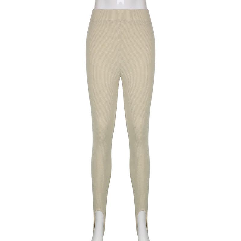 Elegant High Waist Cotton Fitness Basic Pants Casual Spring New Female Skinny Leggings Women Seamless Fitness Leggings Women Seamless Push Up Leggings Workout Pants Breathable Pants Stevvex