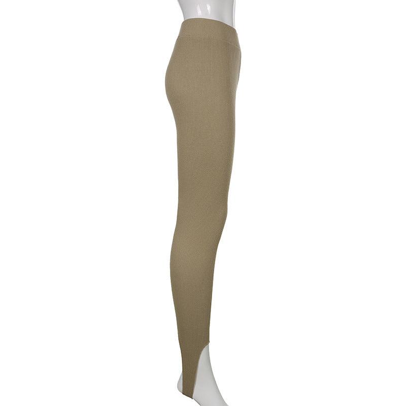 Elegant High Waist Cotton Fitness Basic Pants Casual Spring New Female Skinny Leggings Women Seamless Fitness Leggings Women Seamless Push Up Leggings Workout Pants Breathable Pants Stevvex