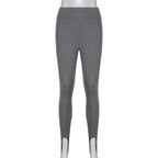 Elegant High Waist Cotton Fitness Basic Pants Casual Spring New Female Skinny Leggings Women Seamless Fitness Leggings Women Seamless Push Up Leggings Workout Pants Breathable Pants Stevvex