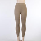 Elegant High Waist Cotton Fitness Basic Pants Casual Spring New Female Skinny Leggings Women Seamless Fitness Leggings Women Seamless Push Up Leggings Workout Pants Breathable Pants Stevvex