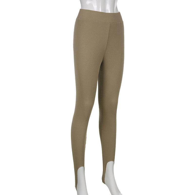 Elegant High Waist Cotton Fitness Basic Pants Casual Spring New Female Skinny Leggings Women Seamless Fitness Leggings Women Seamless Push Up Leggings Workout Pants Breathable Pants Stevvex