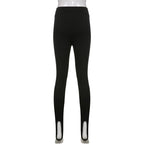Elegant High Waist Cotton Fitness Basic Pants Casual Spring New Female Skinny Leggings Women Seamless Fitness Leggings Women Seamless Push Up Leggings Workout Pants Breathable Pants Stevvex