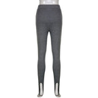 Elegant High Waist Cotton Fitness Basic Pants Casual Spring New Female Skinny Leggings Women Seamless Fitness Leggings Women Seamless Push Up Leggings Workout Pants Breathable Pants Stevvex