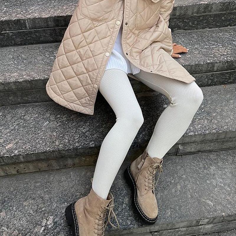Elegant High Waist Cotton Fitness Basic Pants Casual Spring New Female Skinny Leggings Women Seamless Fitness Leggings Women Seamless Push Up Leggings Workout Pants Breathable Pants Stevvex