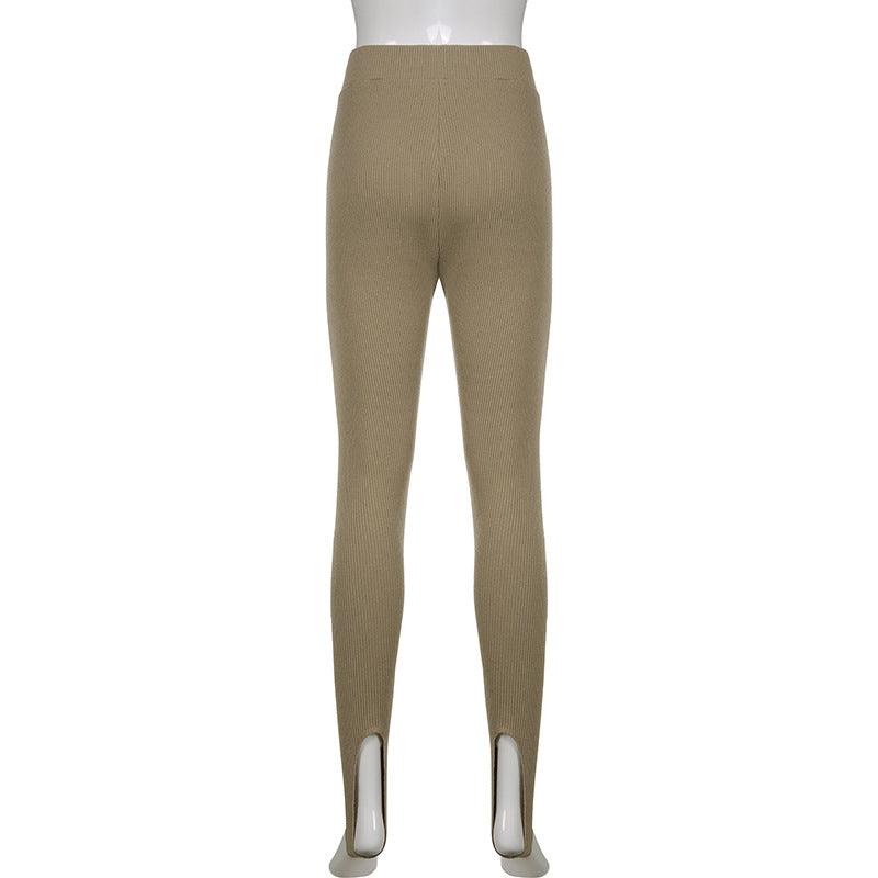 Elegant High Waist Cotton Fitness Basic Pants Casual Spring New Female Skinny Leggings Women Seamless Fitness Leggings Women Seamless Push Up Leggings Workout Pants Breathable Pants Stevvex