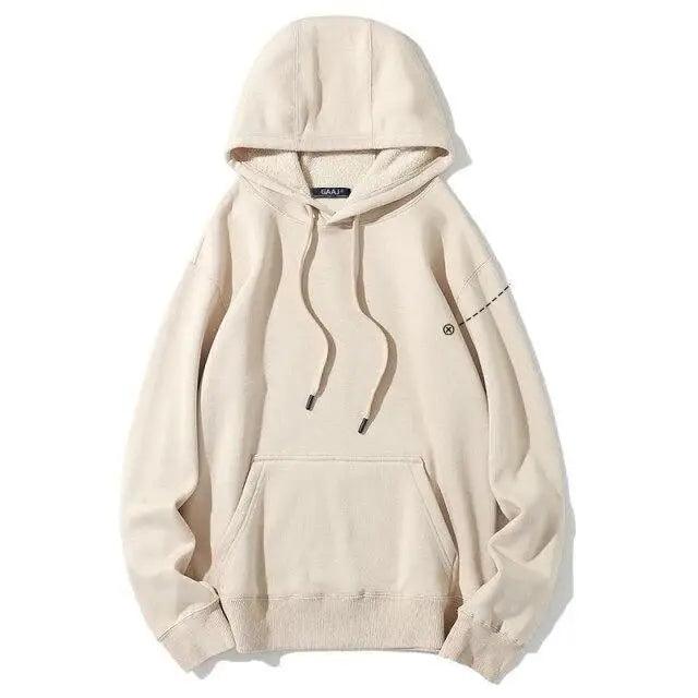 Elegant Hoodie Women High Quality Cotton Hoodies Sweatshirts Thick Fleece Winter Autumn Oversized Warm Hooded Sweatshirt Woman Men's Fleece Hoodies Hip Hop Solid Color Style Autumn Hooded Sweatshirts Stevvex