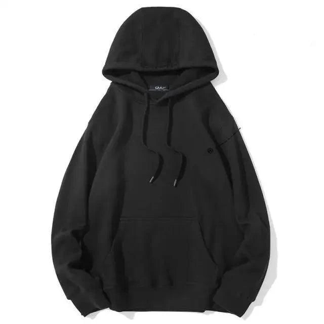 Elegant Hoodie Women High Quality Cotton Hoodies Sweatshirts Thick Fleece Winter Autumn Oversized Warm Hooded Sweatshirt Woman Men's Fleece Hoodies Hip Hop Solid Color Style Autumn Hooded Sweatshirts Stevvex