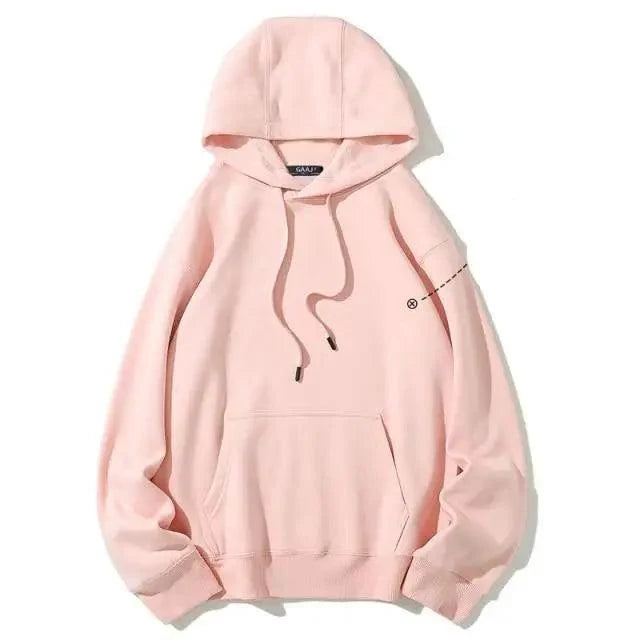 Elegant Hoodie Women High Quality Cotton Hoodies Sweatshirts Thick Fleece Winter Autumn Oversized Warm Hooded Sweatshirt Woman Men's Fleece Hoodies Hip Hop Solid Color Style Autumn Hooded Sweatshirts Stevvex