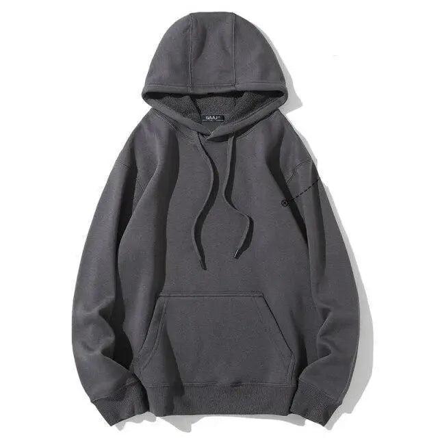 Elegant Hoodie Women High Quality Cotton Hoodies Sweatshirts Thick Fleece Winter Autumn Oversized Warm Hooded Sweatshirt Woman Men's Fleece Hoodies Hip Hop Solid Color Style Autumn Hooded Sweatshirts Stevvex