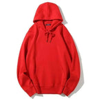 Elegant Hoodie Women High Quality Cotton Hoodies Sweatshirts Thick Fleece Winter Autumn Oversized Warm Hooded Sweatshirt Woman Men's Fleece Hoodies Hip Hop Solid Color Style Autumn Hooded Sweatshirts Stevvex