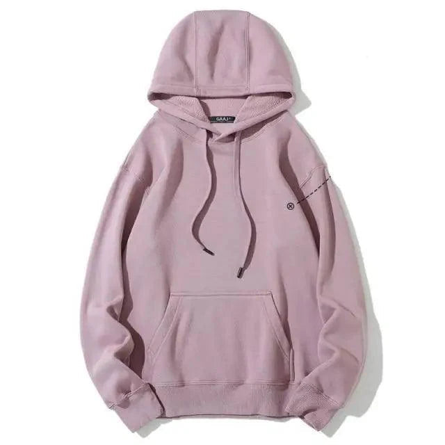 Elegant Hoodie Women High Quality Cotton Hoodies Sweatshirts Thick Fleece Winter Autumn Oversized Warm Hooded Sweatshirt Woman Men's Fleece Hoodies Hip Hop Solid Color Style Autumn Hooded Sweatshirts Stevvex