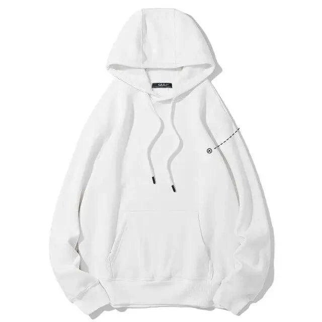 Elegant Hoodie Women High Quality Cotton Hoodies Sweatshirts Thick Fleece Winter Autumn Oversized Warm Hooded Sweatshirt Woman Men's Fleece Hoodies Hip Hop Solid Color Style Autumn Hooded Sweatshirts Stevvex
