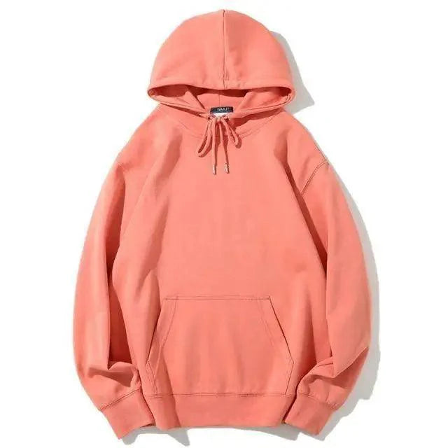 Elegant Hoodie Women High Quality Cotton Hoodies Sweatshirts Thick Fleece Winter Autumn Oversized Warm Hooded Sweatshirt Woman Men's Fleece Hoodies Hip Hop Solid Color Style Autumn Hooded Sweatshirts Stevvex