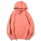 Elegant Hoodie Women High Quality Cotton Hoodies Sweatshirts Thick Fleece Winter Autumn Oversized Warm Hooded Sweatshirt Woman Men's Fleece Hoodies Hip Hop Solid Color Style Autumn Hooded Sweatshirts Stevvex