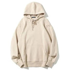 Elegant Hoodie Women High Quality Cotton Hoodies Sweatshirts Thick Fleece Winter Autumn Oversized Warm Hooded Sweatshirt Woman Men's Fleece Hoodies Hip Hop Solid Color Style Autumn Hooded Sweatshirts Stevvex