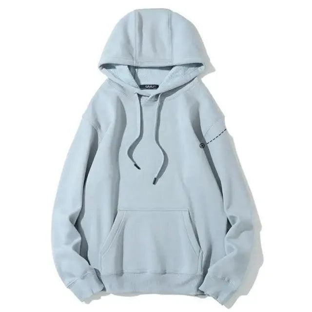 Elegant Hoodie Women High Quality Cotton Hoodies Sweatshirts Thick Fleece Winter Autumn Oversized Warm Hooded Sweatshirt Woman Men's Fleece Hoodies Hip Hop Solid Color Style Autumn Hooded Sweatshirts Stevvex