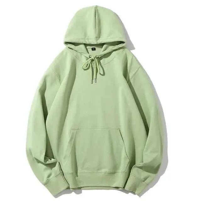 Elegant Hoodie Women High Quality Cotton Hoodies Sweatshirts Thick Fleece Winter Autumn Oversized Warm Hooded Sweatshirt Woman Men's Fleece Hoodies Hip Hop Solid Color Style Autumn Hooded Sweatshirts Stevvex