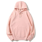 Elegant Hoodie Women High Quality Cotton Hoodies Sweatshirts Thick Fleece Winter Autumn Oversized Warm Hooded Sweatshirt Woman Men's Fleece Hoodies Hip Hop Solid Color Style Autumn Hooded Sweatshirts Stevvex