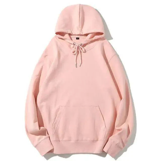 Elegant Hoodie Women High Quality Cotton Hoodies Sweatshirts Thick Fleece Winter Autumn Oversized Warm Hooded Sweatshirt Woman Men's Fleece Hoodies Hip Hop Solid Color Style Autumn Hooded Sweatshirts Stevvex