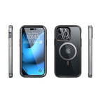 Elegant iPhone 14 Pro Max Case 6.7" Strong Edges Slim Frame Clear Protective Case with Built-in Screen Protector Compatible Shockproof Thin Clear Case Luxury Case For Smartphone Stevvex
