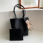 Elegant Ladies 2 piece set / suit Handbag Composite Bag Set Ladies Handbag Large Shoulder Bag Purse Bag Handbag For Females Stevvex