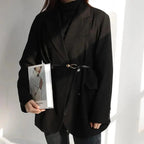 Elegant Leather Adjustable Thin Belt For Women Unique Black Design Ladies Belt High Quality Charming Waistbands For Dress Stevvex