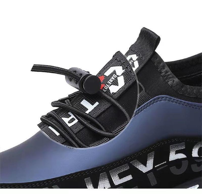 Elegant Leather Mens Luxury Casual Slip On Black Driving Fashion Sneakers Casual Walking Shoes Lightweight Anti-Slip Low Top Breathable Leather Mens Business Sneakers Stevvex