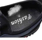 Elegant Leather Mens Luxury Casual Slip On Black Driving Fashion Sneakers Casual Walking Shoes Lightweight Anti-Slip Low Top Breathable Leather Mens Business Sneakers Stevvex