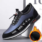 Elegant Leather Mens Luxury Casual Slip On Black Driving Fashion Sneakers Casual Walking Shoes Lightweight Anti-Slip Low Top Breathable Leather Mens Business Sneakers Stevvex